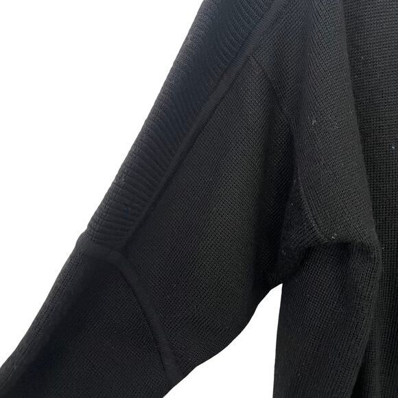 Bogner Vintage Hong Kong Wool Acrylic Sweater in Black Size L 90s Luxury Ski - Picture 8 of 10
